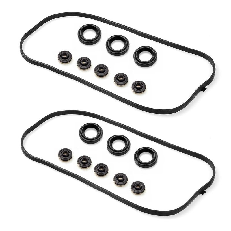 Vincos Engine Valve Cover Gasket VS50576R Replacement for 1997-2004 3.0 3.2 3.5L Pilot 2003-2004 3.5L V6 and Odyssey 2002-2003 3.5L V6 Replacement for TL 1999-2003 3.2L V6 - Image 3